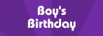 Boy's birthday